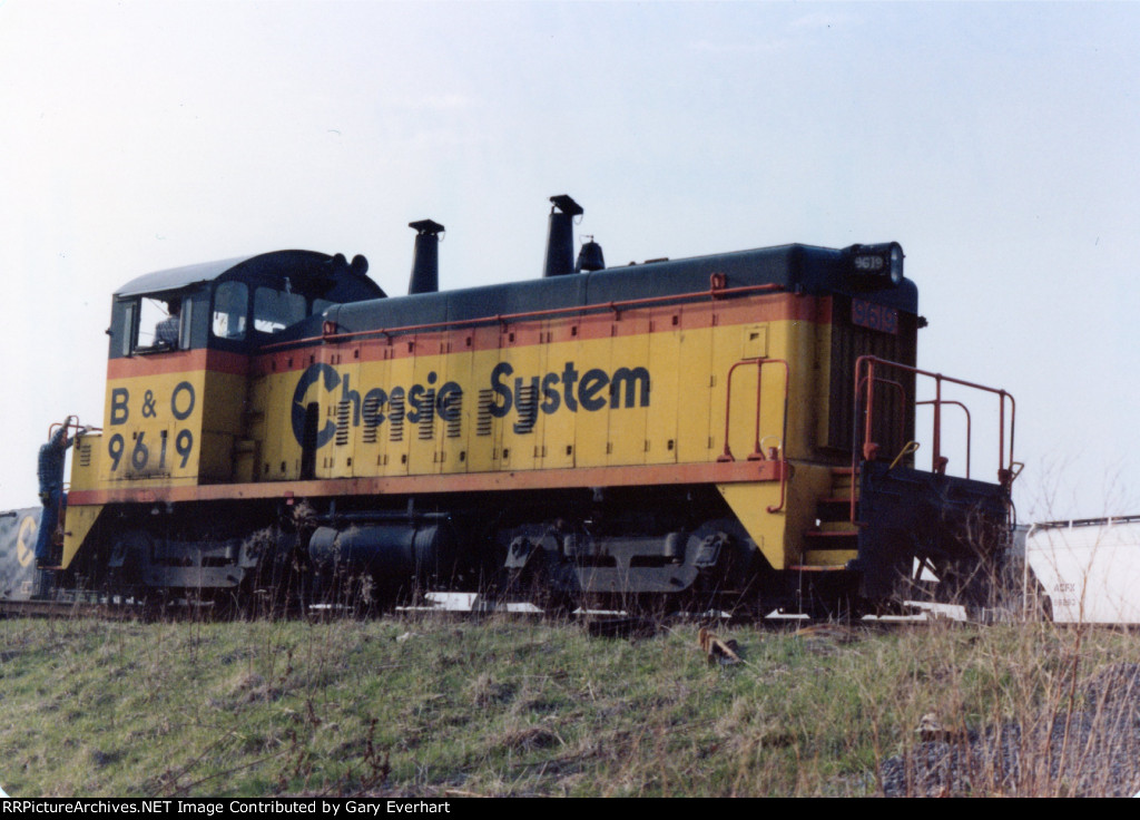 BO SW1200 #9619 - Baltimore & Ohio